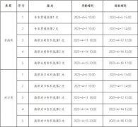 重庆市2023年高职分类考试招生志愿填报时间和填报对象